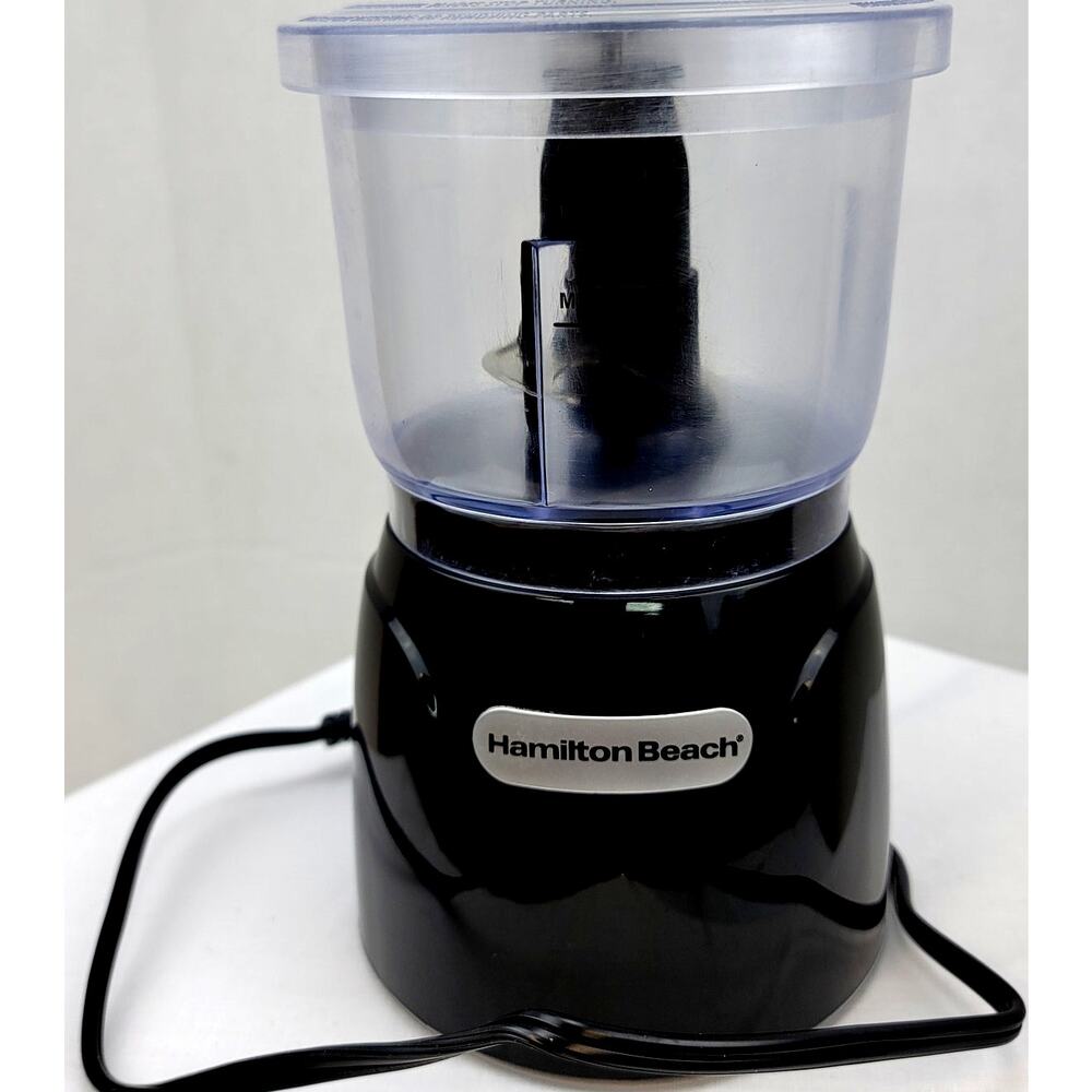 Hamilton Beach 3 Cup Stack And Press Food Chopper For Chopping Mincing Pureeing
